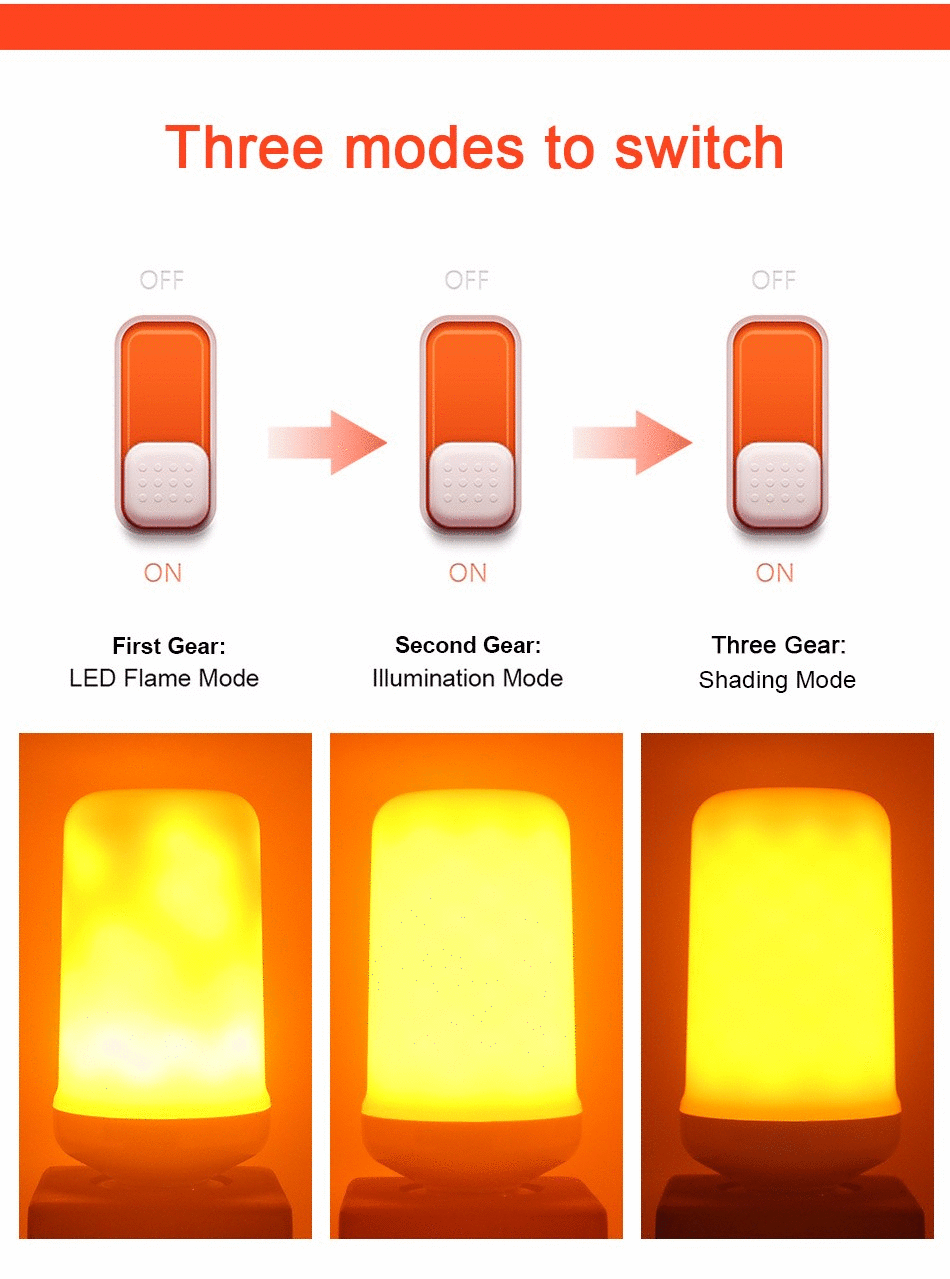 Firelight - Lifelike LED Flame Bulb