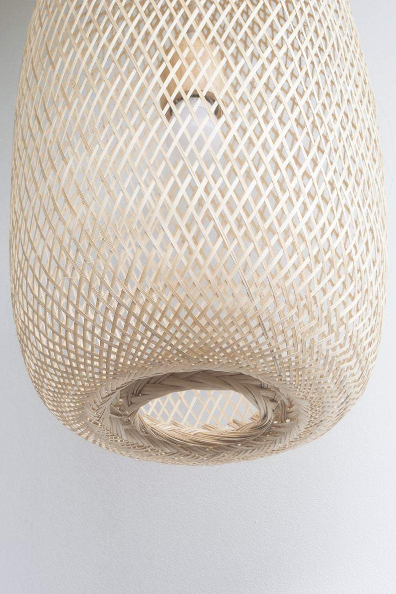 Kanya - Collapsible Bamboo Pendant Light