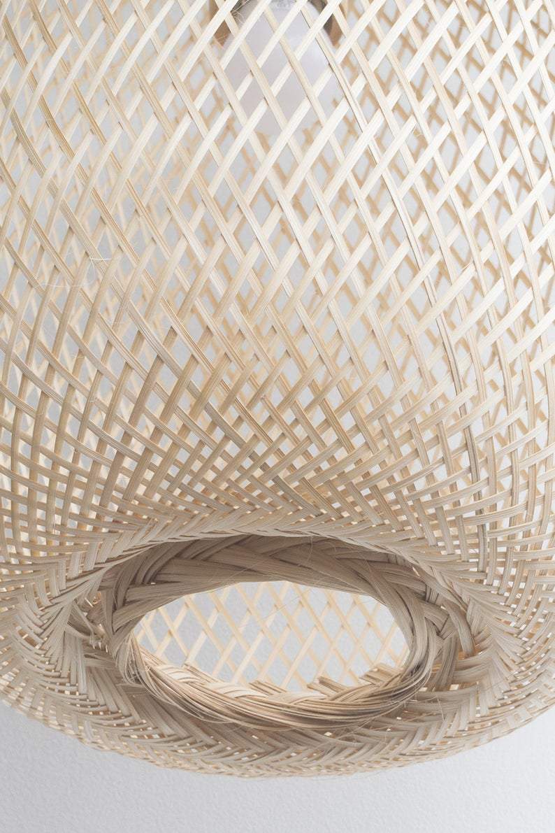 Kanya - Collapsible Bamboo Pendant Light
